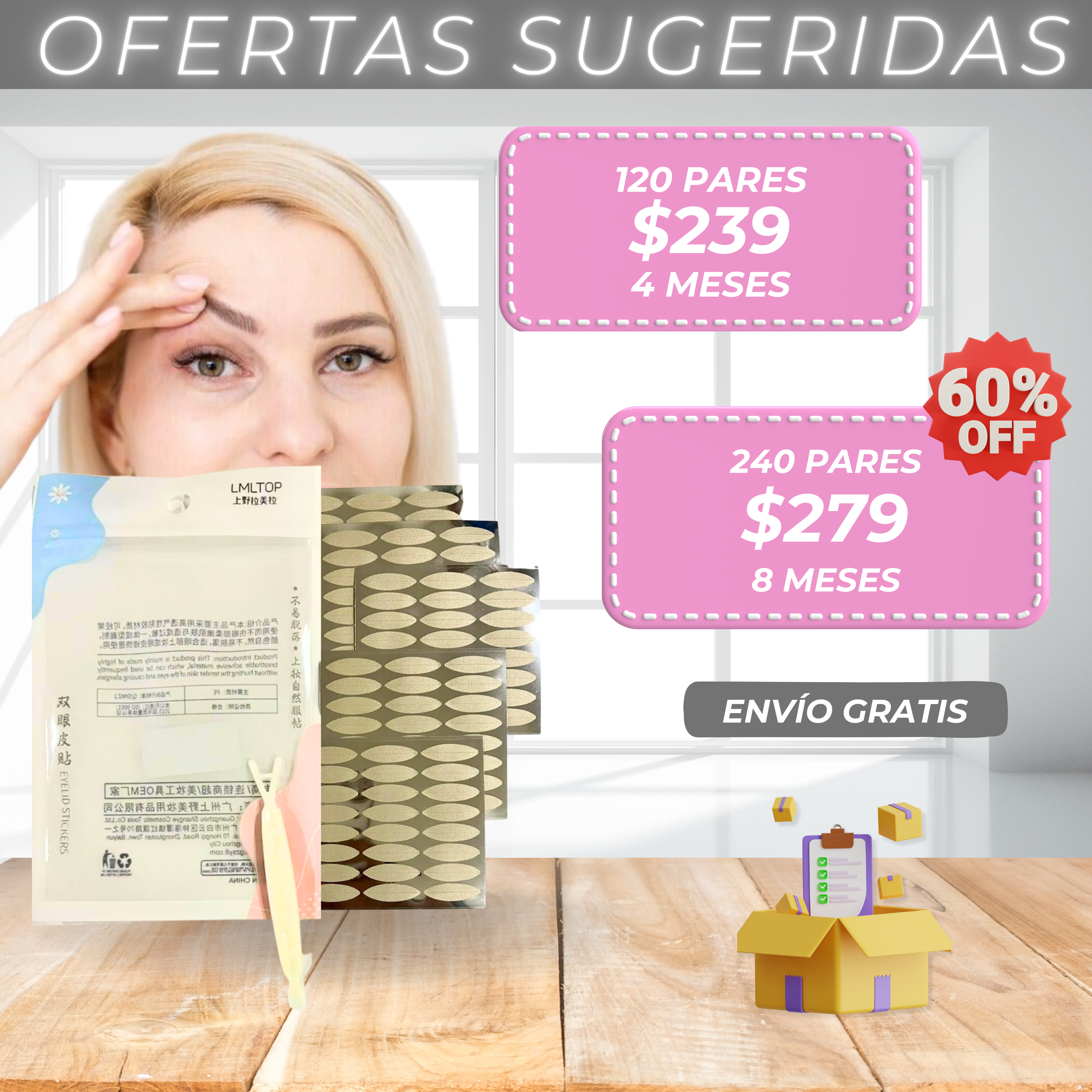 Levantapárpados Adhesivo Eyelid - Versión Mejorada 🥰